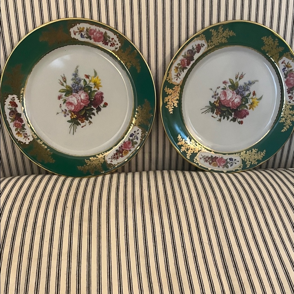 Restoration Hardware metal plates/chargers